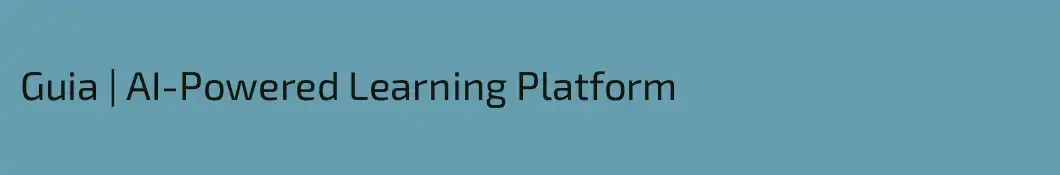 Guia | AI-Powered Learning Platform